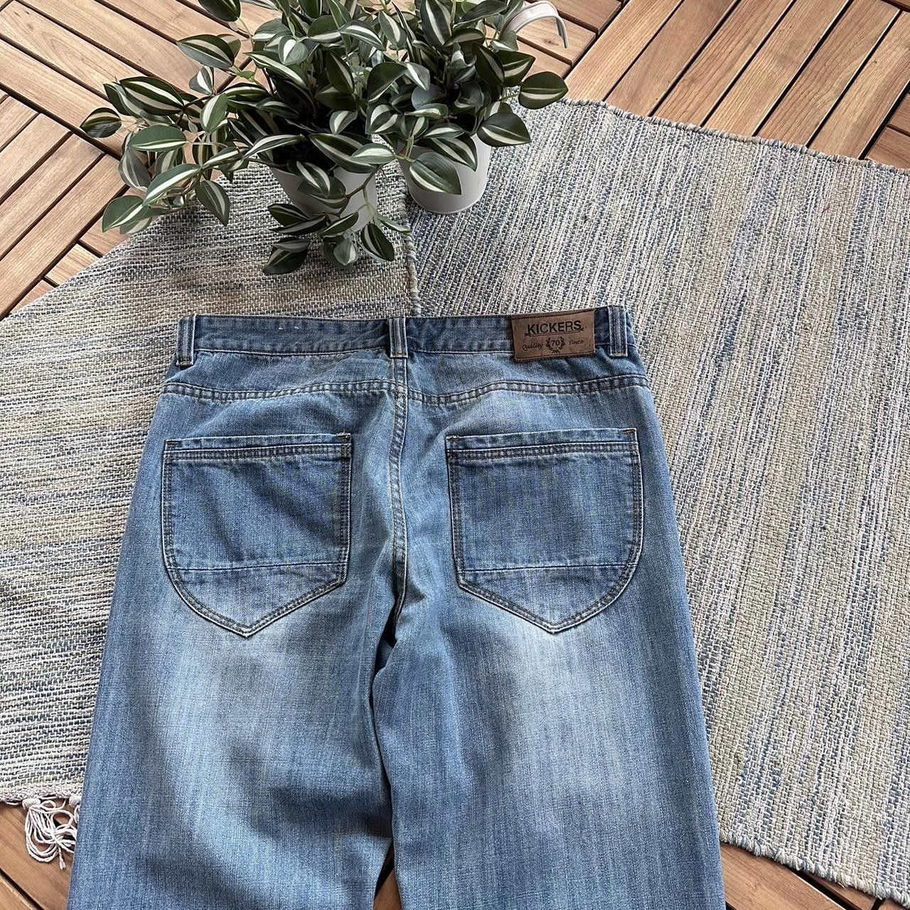 Kickers Vintage Y2K Kickers Baggy Denim Jeans Pants Trousers Size US 34 / EU 50 - 2 Thumbnail