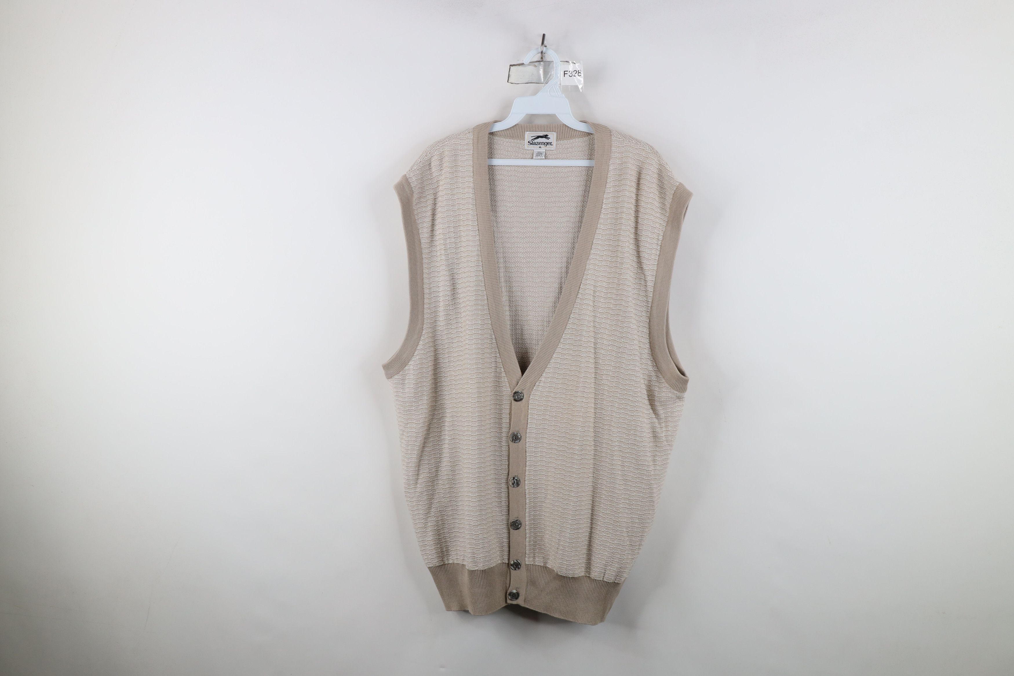 Vintage Vintage 90s Streetwear Golfing Golf Cardigan Sweater Vest Size US XL / EU 56 / 4 - 1 Thumbnail