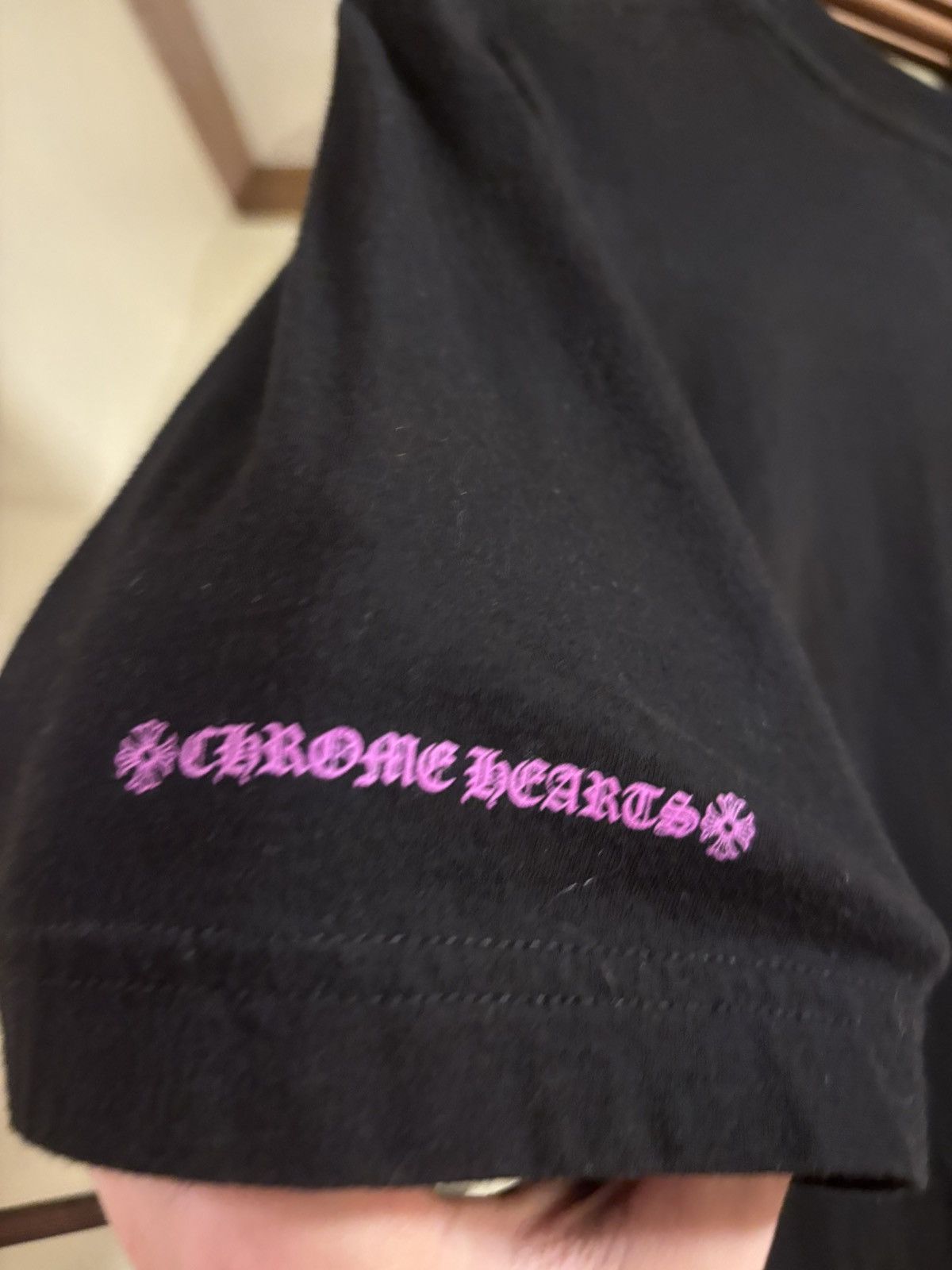 Chrome Hearts Chrome heart black short sleeve purple collar shirt Size US M / EU 48-50 / 2 - 4 Thumbnail