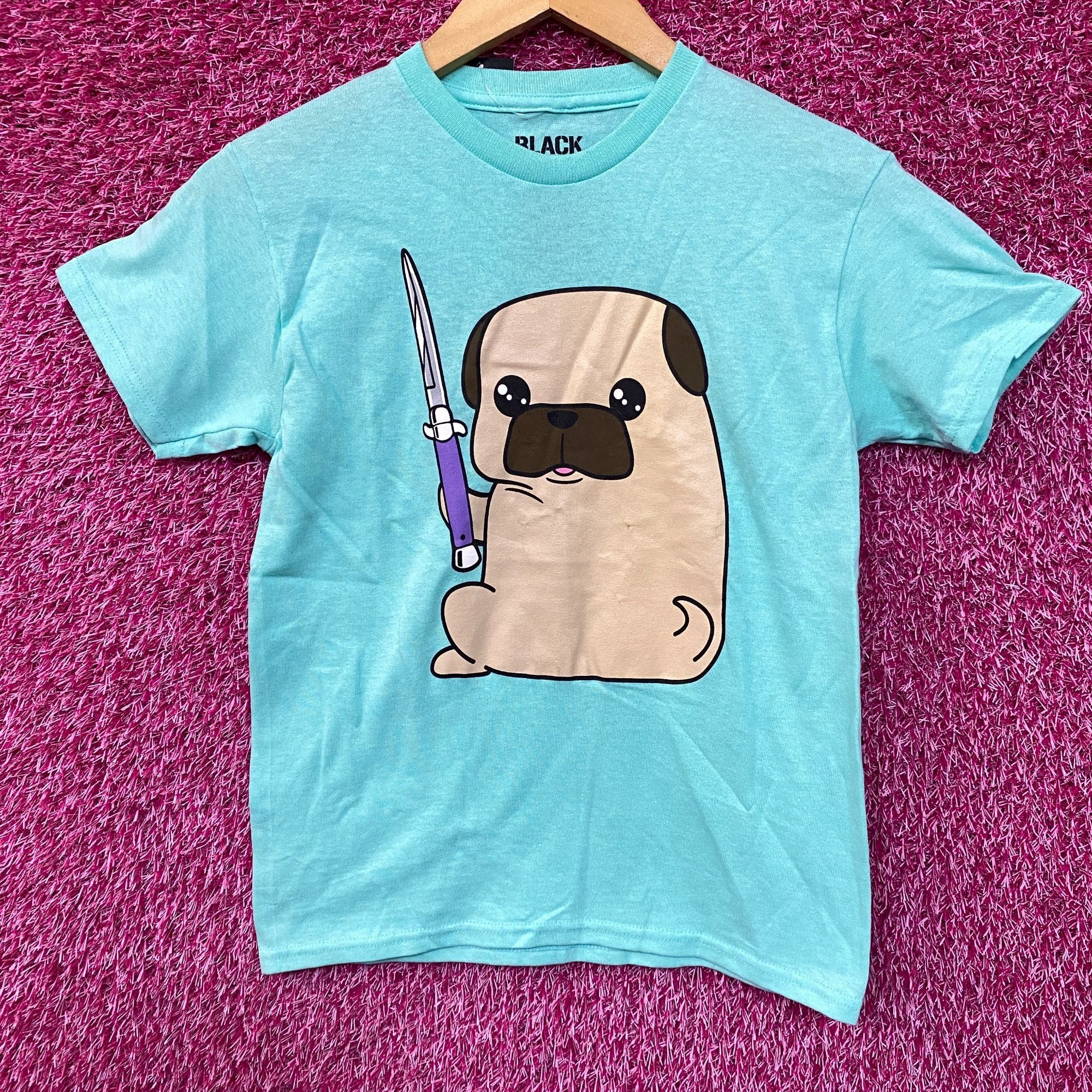 Other Doug the Thug Pug Butterfly Kawaii Pop Art T-Shirt Extra Sma Size US XS / EU 42 / 0 - 1 Thumbnail