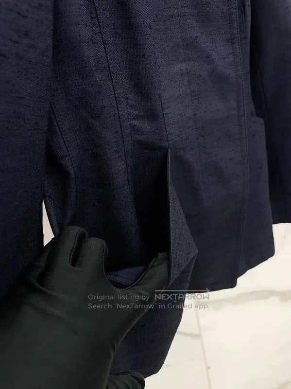 Dior Dior Women's Navy Blue Cotton Blend Jacket . Size L / US 10 / IT 46 - 5 Thumbnail