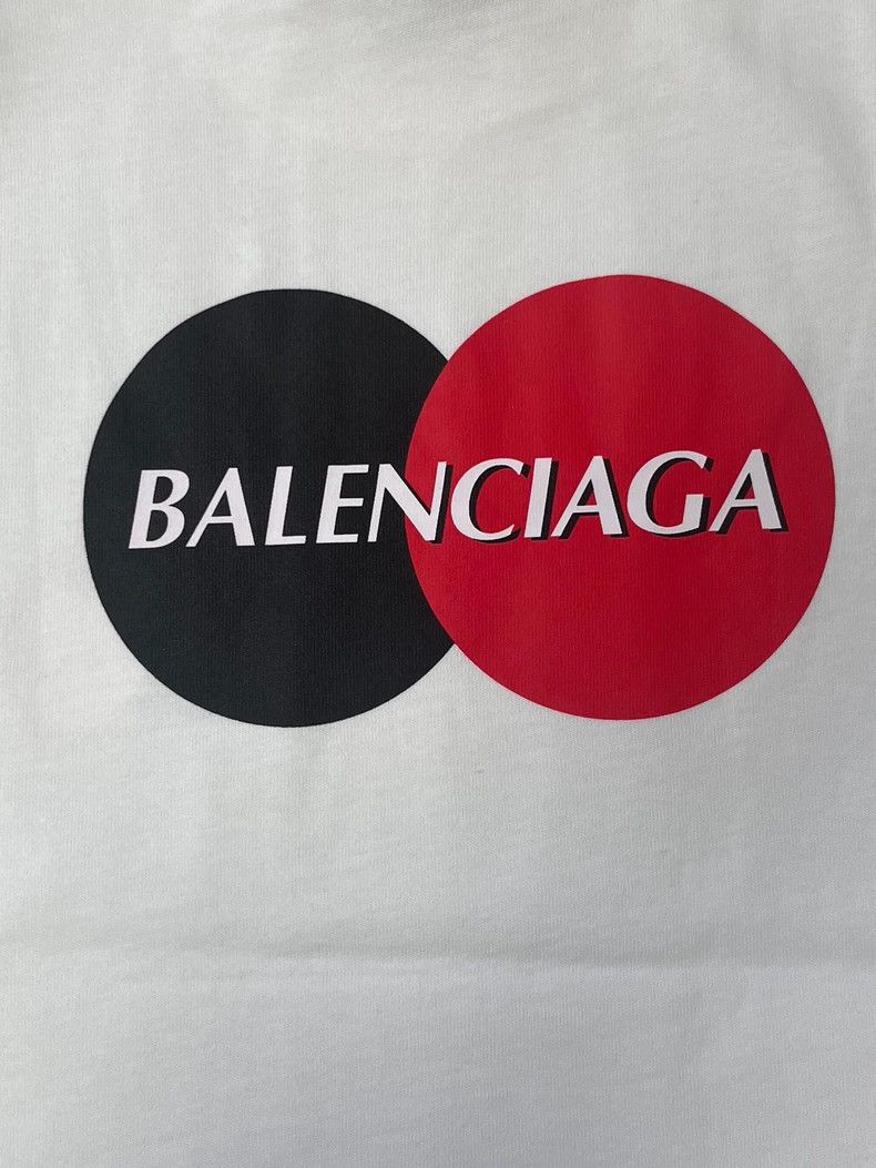 Balenciaga Balenciaga White classic logo T-shirt Size US S / EU 44-46 / 1 - 3 Thumbnail