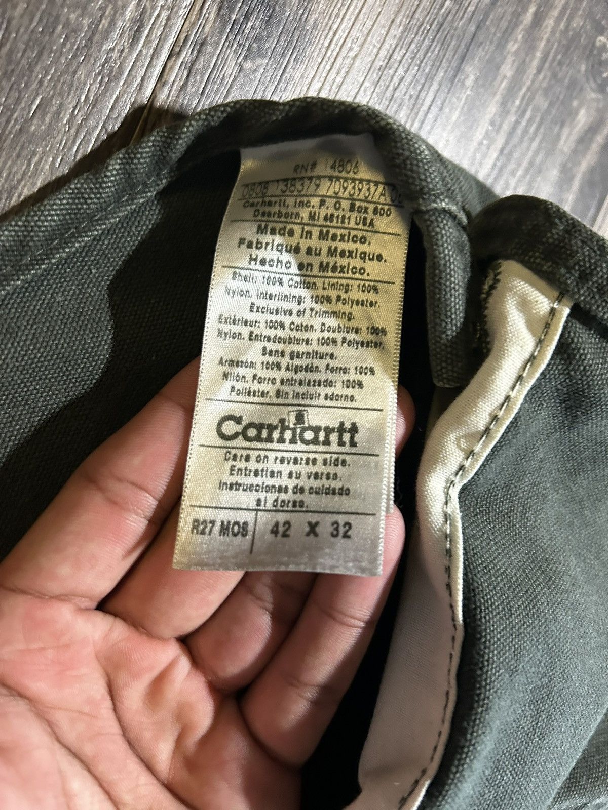 Carhartt × Vintage Green 42x32 Carhartt Overalls Size US 42 / EU 58 - 3 Thumbnail
