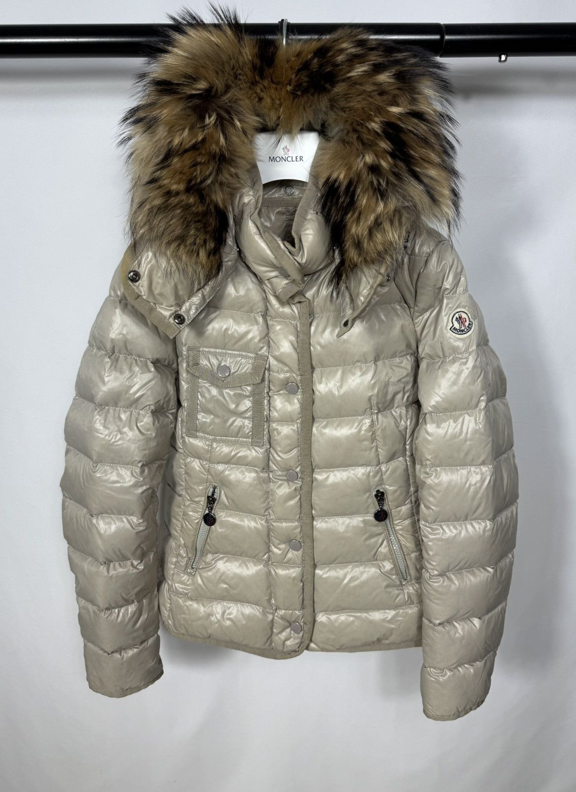 Moncler Moncler Armoise Ladies Fur Jacket Size S / US 4 / IT 40 - 1 Thumbnail