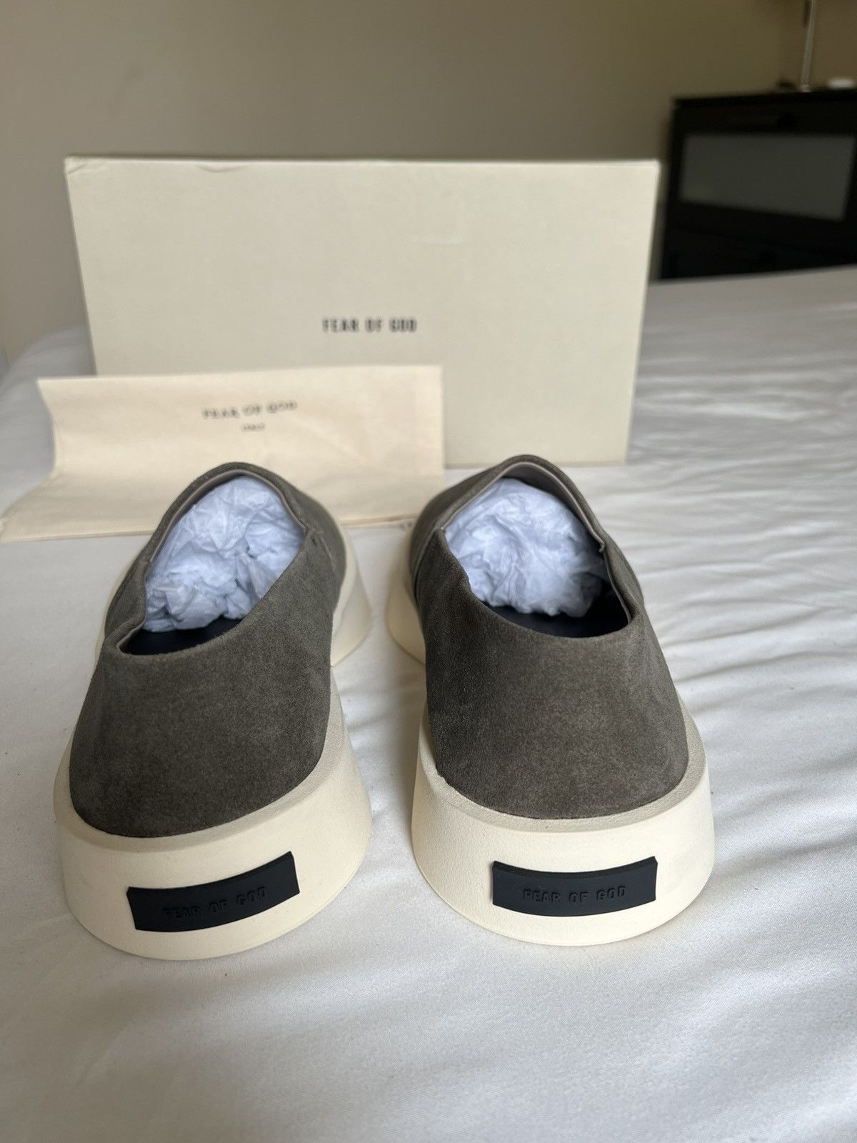 Fear of God Fear Of God Slip-on Espadrille - Green Suede Size US 9 / EU 42 - 2 Thumbnail