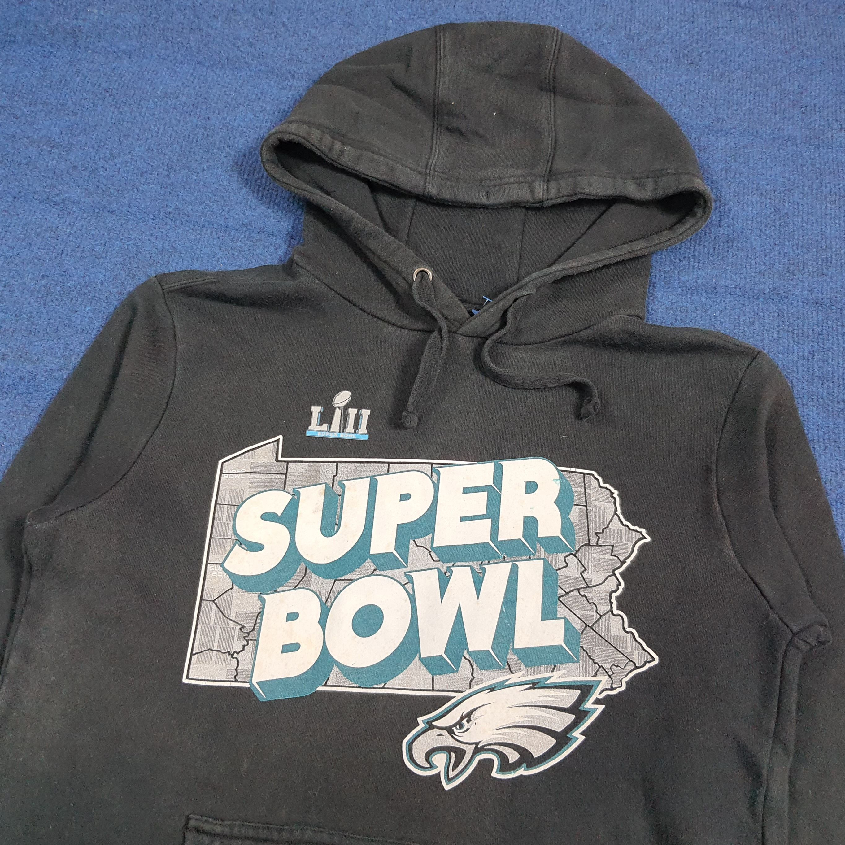 Pro Line Vintage Philadelphia Eagles Super Bowl NFL Hoodie C284N16 Size US S / EU 44-46 / 1 - 2 Thumbnail