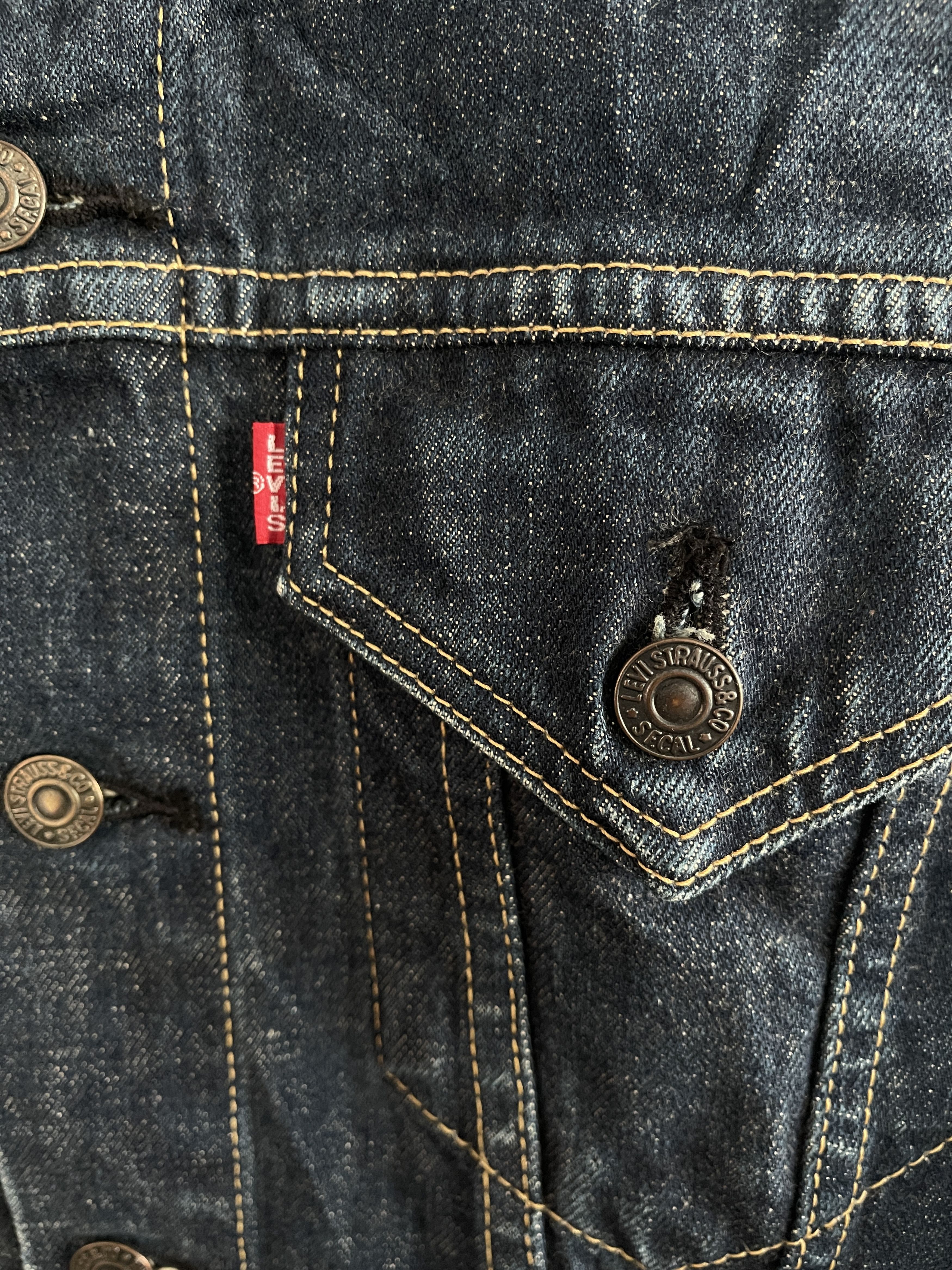 Levi's × Vintage Vintage Levis Denim Jacket Size US S / EU 44-46 / 1 - 4 Thumbnail