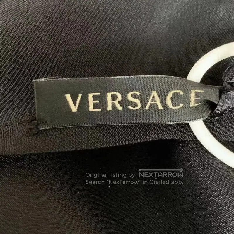 Versace Versace Black Cotton Women's Top . Size S / US 4 / IT 40 - 4 Thumbnail