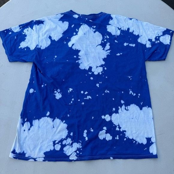 Band Tees × Slayer NEW SLAYER BLUE TIE DYE T-SHIRT SZ LARGE L Size US L / EU 52-54 / 3 - 4 Thumbnail