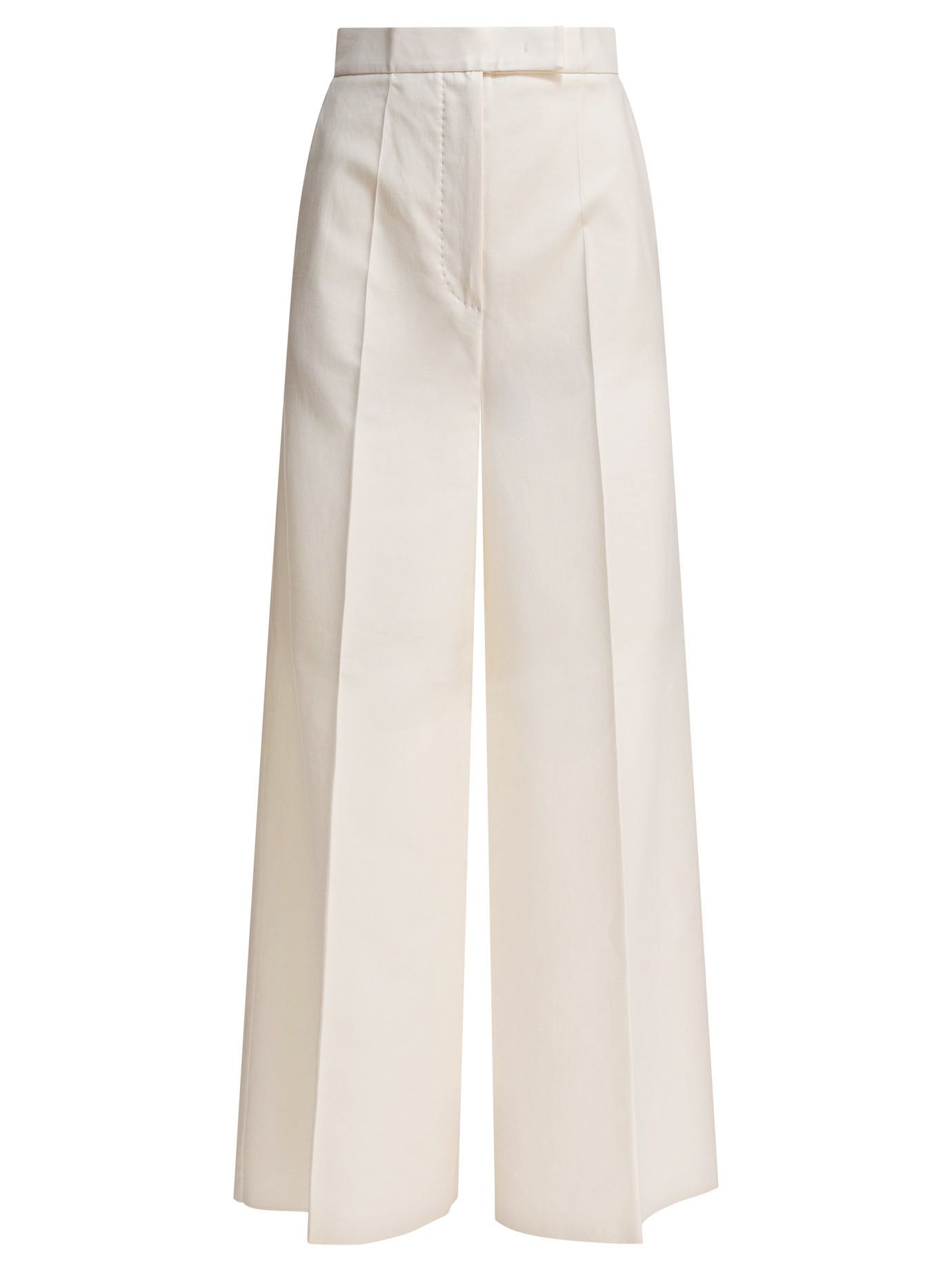 Max Mara Wide Leg Trousers Size 26" / US 2 / IT 38 - 1 Thumbnail
