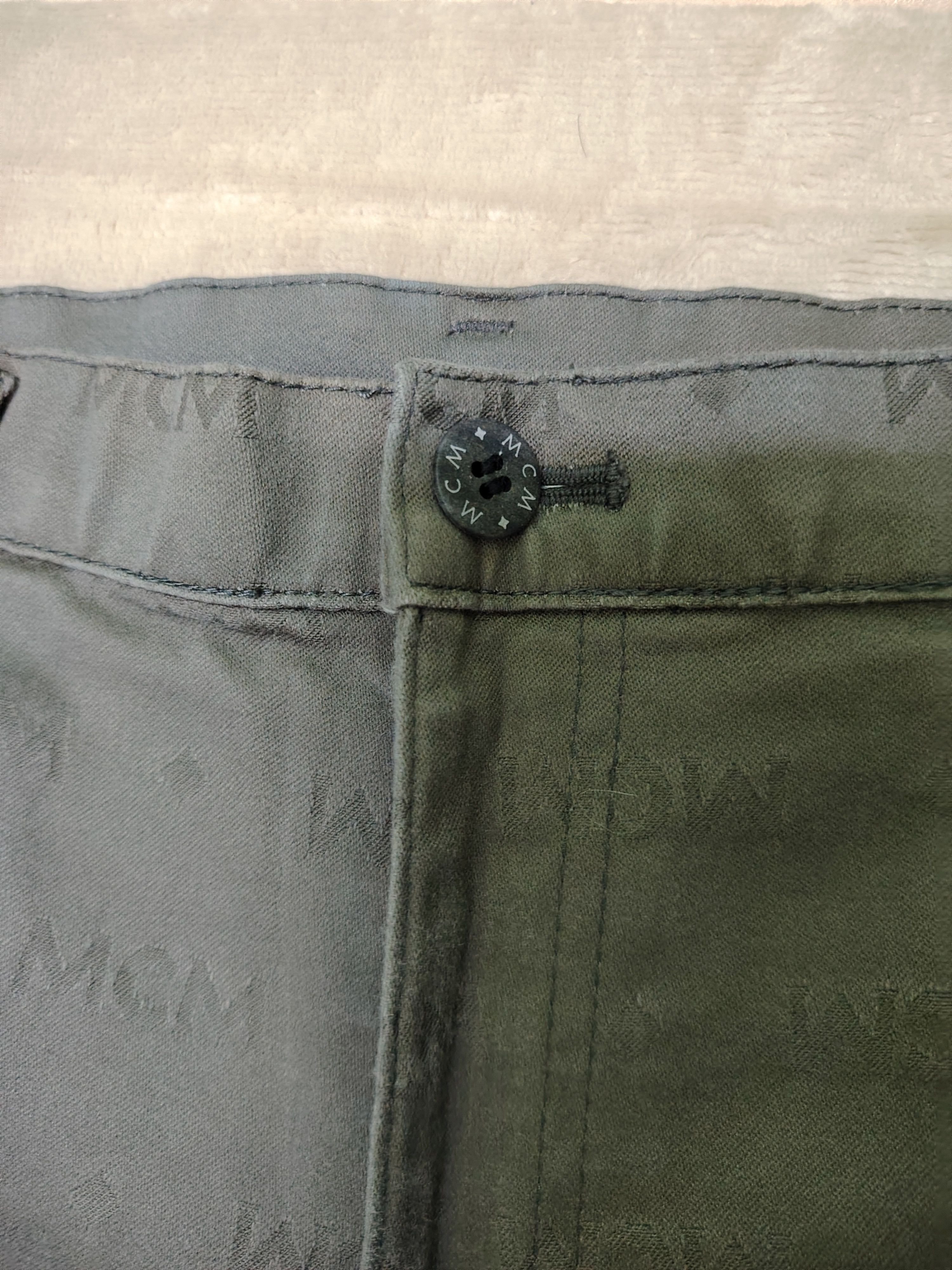 MCM VINTAGE MCM LEGERE MONOGRAM STRETCHABLE JEANS SUN FADED Size US 29 - 9 Thumbnail