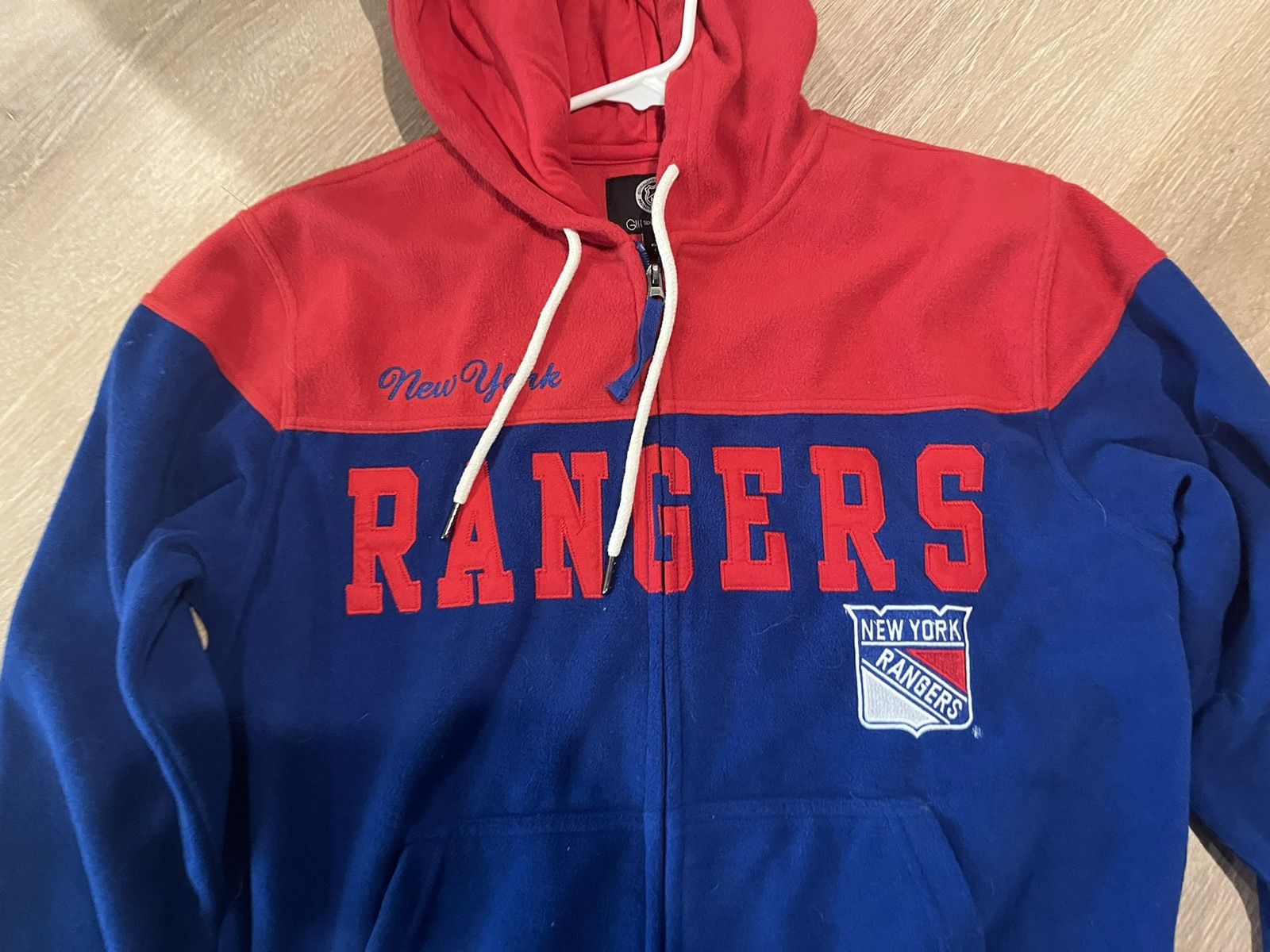 NHL New York Rangers Vintage Style Retro Hoodie Sweatshirt Size US M / EU 48-50 / 2 - 3 Thumbnail