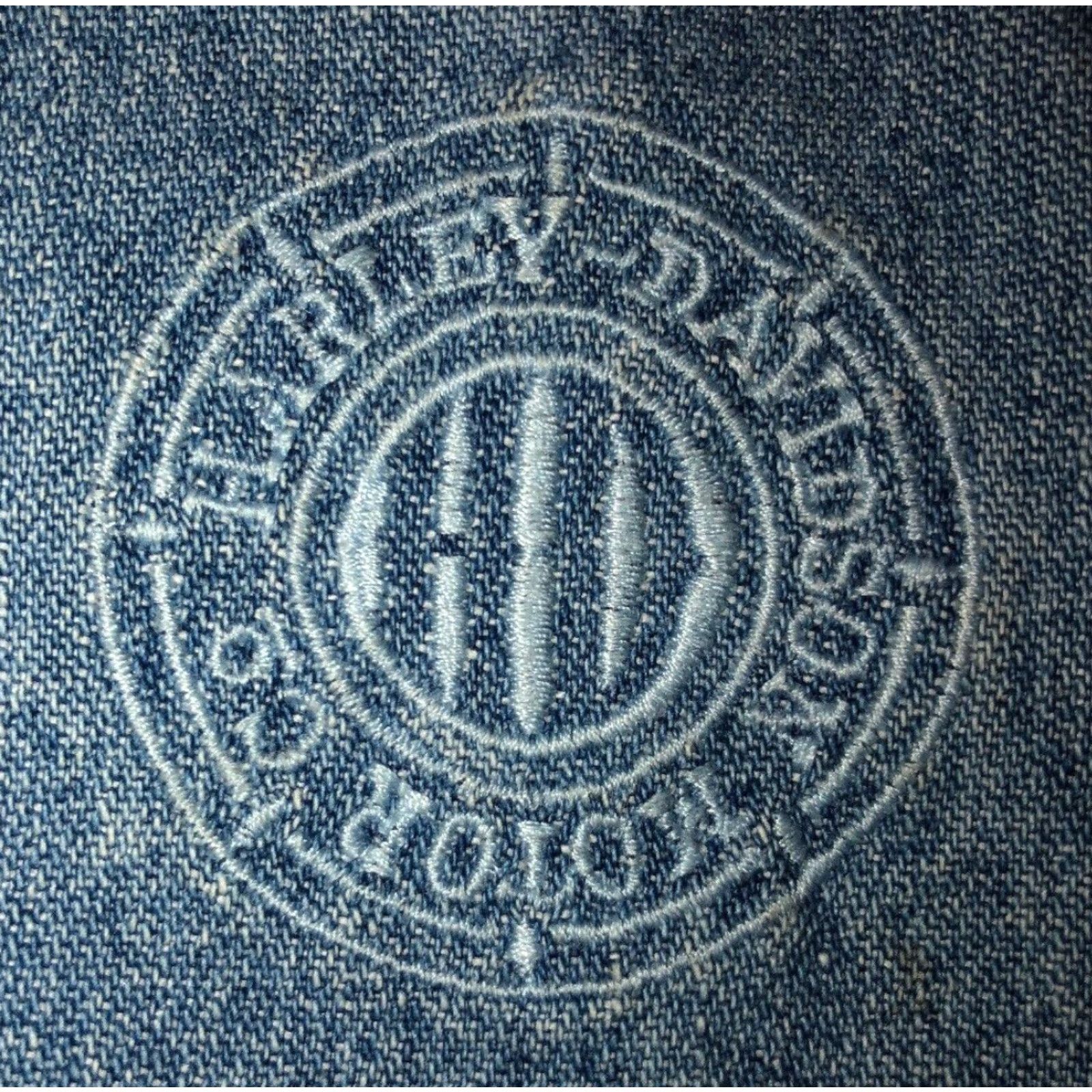 Harley Davidson VINTAGE Harley Davidson Women's Casual Shirt Cotton Blue Size M Snap Button Front Size M / US 6-8 / IT 42-44 - 4 Thumbnail