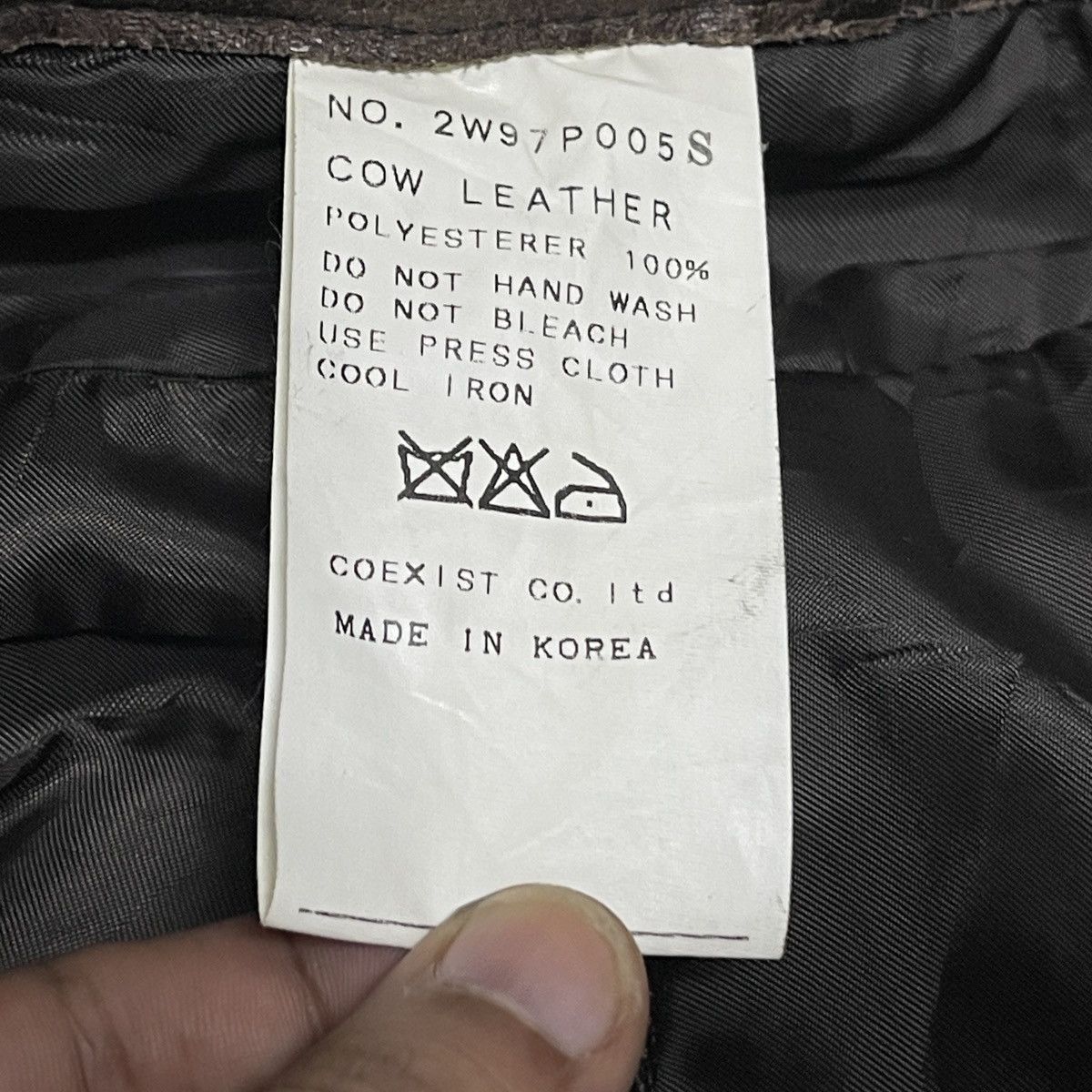 If Six Was Nine Vintage Wrong Seditionaries Patches Cowhide Leather Pants Size US 29 - 24 Thumbnail