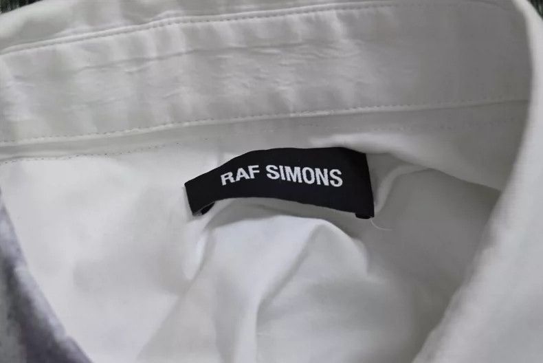 White Raf Simons Shirt with Graphic Detail-2505