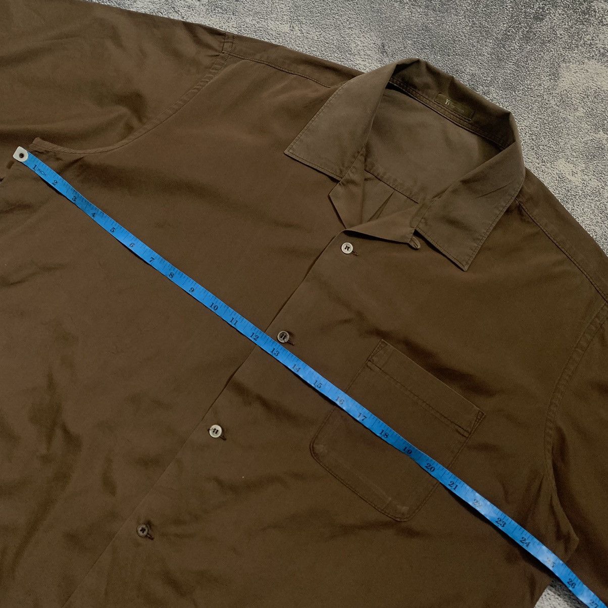 Japanese Brand 🔥Y's For men Yohji Yamamoto open collar shirt Size US XL / EU 56 / 4 - 6 Thumbnail