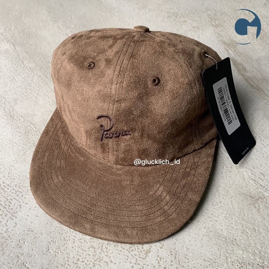 Parra Parra, Faux Logo 6 Panel Hat in Sand Size ONE SIZE - 2 Thumbnail