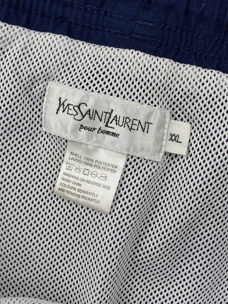 Yves Saint Laurent Vintage Yves Saint Laurent Nylon Shorts Swim Big Logo YSL Size US 36 / EU 52 - 6 Thumbnail