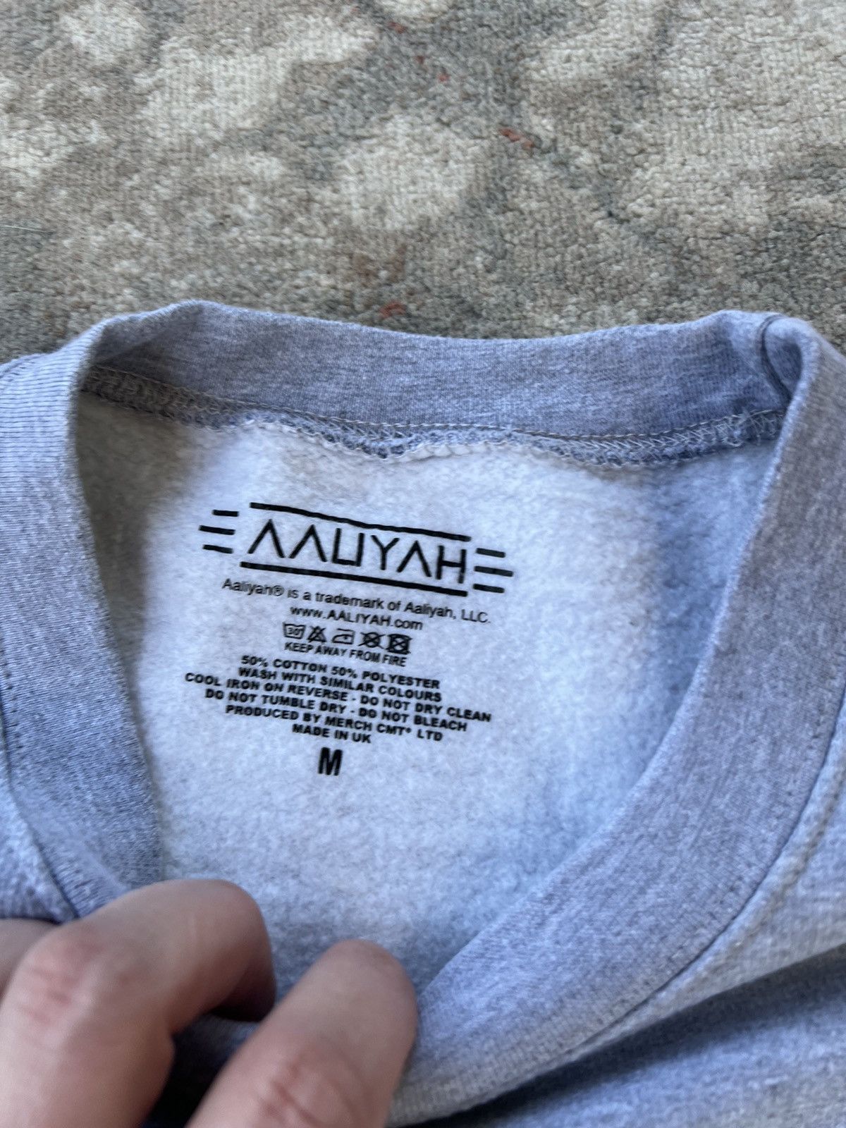 Band Tees × Vintage Vintage Aaliyah Sweatshirt Size US M / EU 48-50 / 2 - 3 Thumbnail