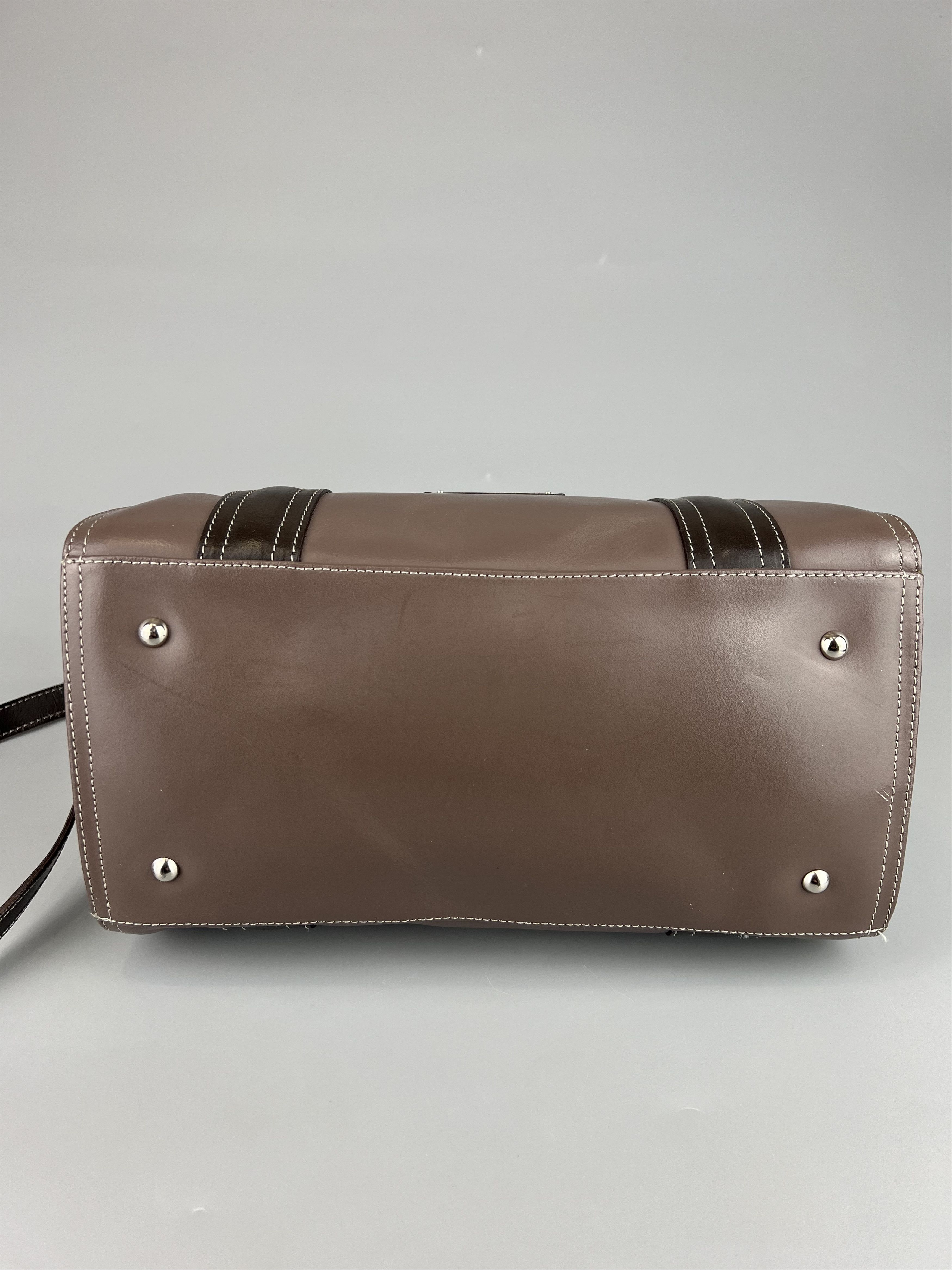 Designer Lancaster Brown Leather Crossbody Bag Size ONE SIZE - 5 Thumbnail