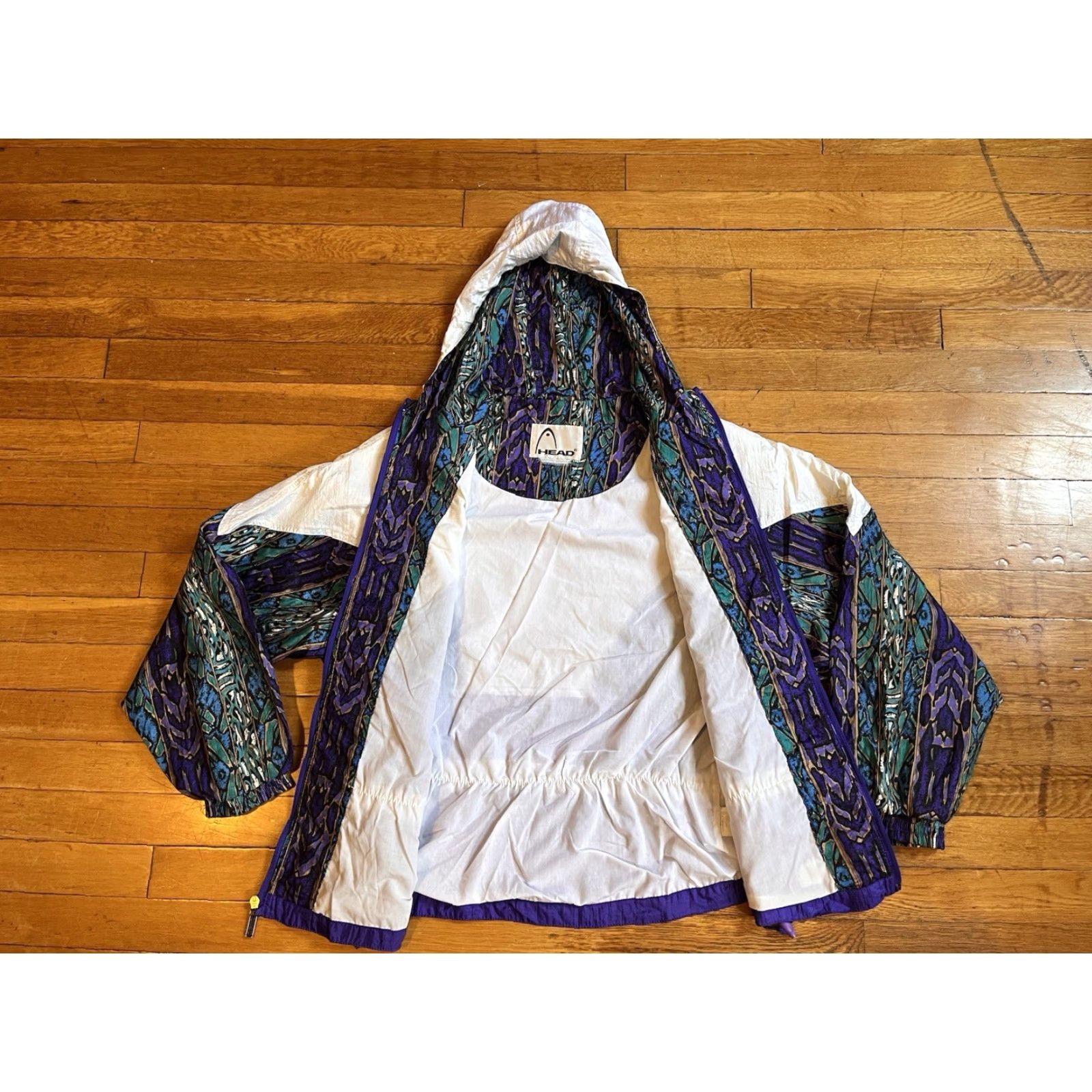 Vintage VINTAGE Head Windbreaker Track Jacket Womens L Purple Iridescent 90s Size L / US 10 / IT 46 - 5 Thumbnail