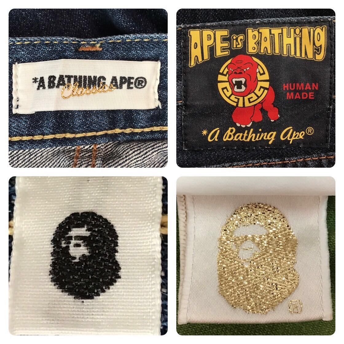 Bape Kagoshima limited color BAPE LOGO denim pants APE ★size M Size US 32 / EU 48 - 9 Thumbnail