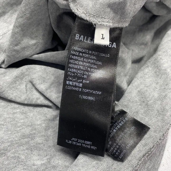 Balenciaga Balenciaga Logo Print Loose Fit T-Shirt 0079-2507 Size XXS / US 00 / IT 34 - 3 Thumbnail