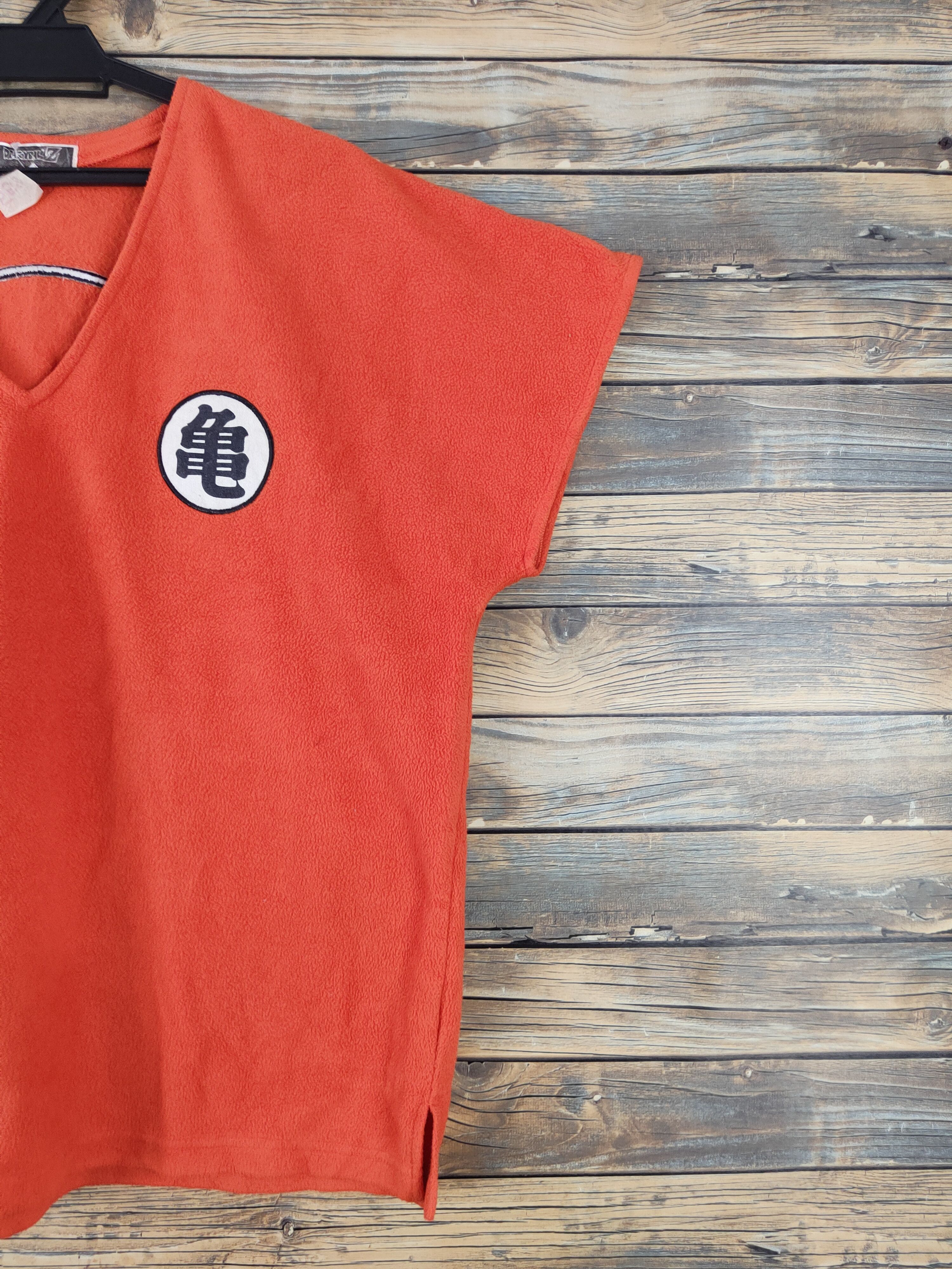 Anime Dragonball Z Orange Wool Short Sleeve T-shirt #558 Size US L / EU 52-54 / 3 - 5 Thumbnail