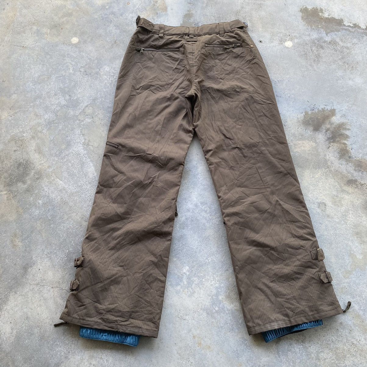 Beauty Beast × Quiksilver × Vintage Roxy Snow Bondage Multi Zip Pocket Ski Pants Size US 36 / EU 52 - 2 Thumbnail