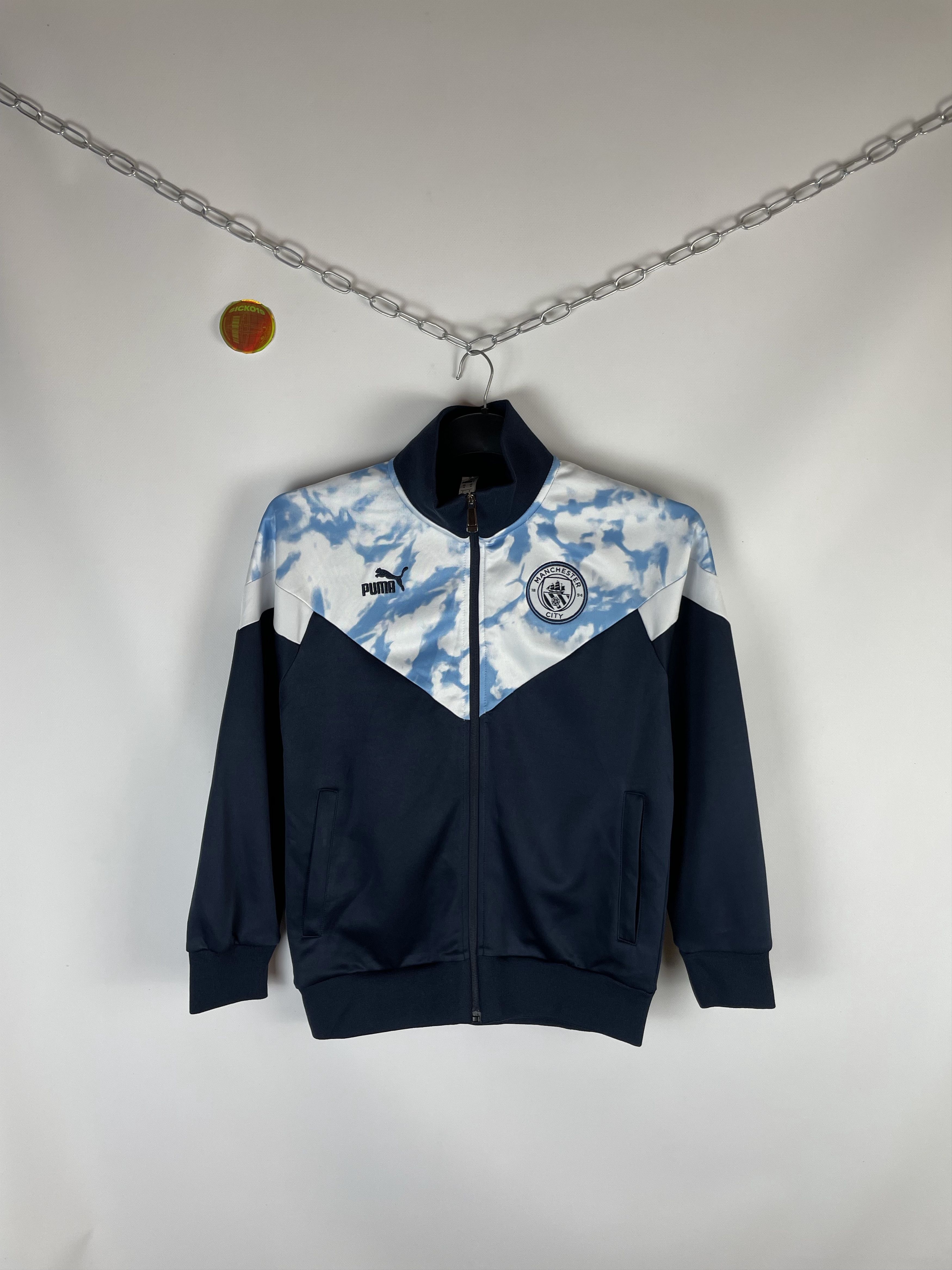 Puma × Vintage Puma Manchester City Soccer Track Top Jacket Size US S / EU 44-46 / 1 - 1 Thumbnail