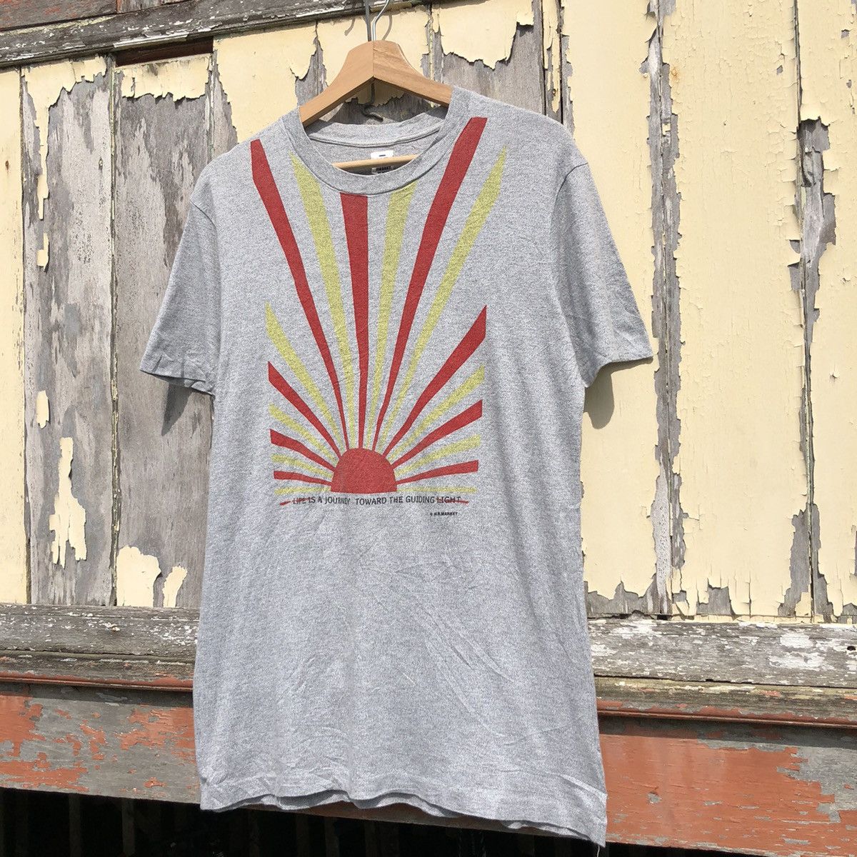 Blue Blue Japan Vintage H.R Market We Never Close Tshirt Size US M / EU 48-50 / 2 - 2 Thumbnail