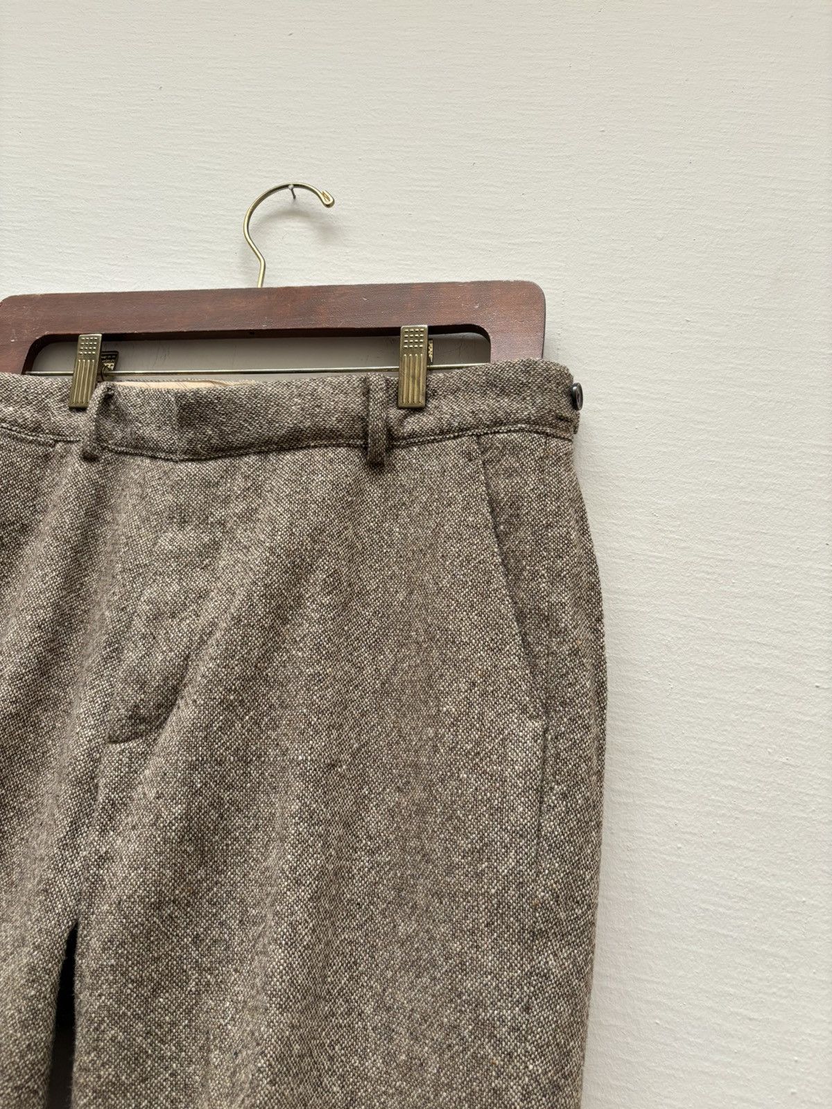 RRL Ralph Lauren Tweed Wool Pants (Brown) | Grailed