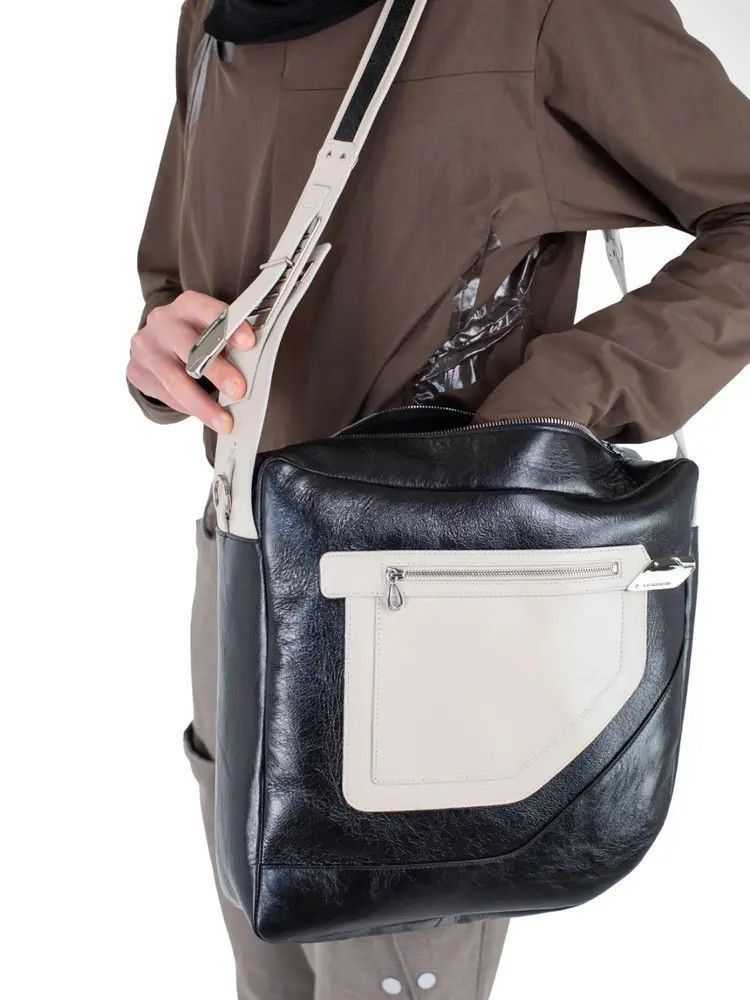 Kiko Kostadinov Kiko Kostadinov 25SS Deultum Joint LEather Messager Bag-250 Size ONE SIZE - 3 Thumbnail