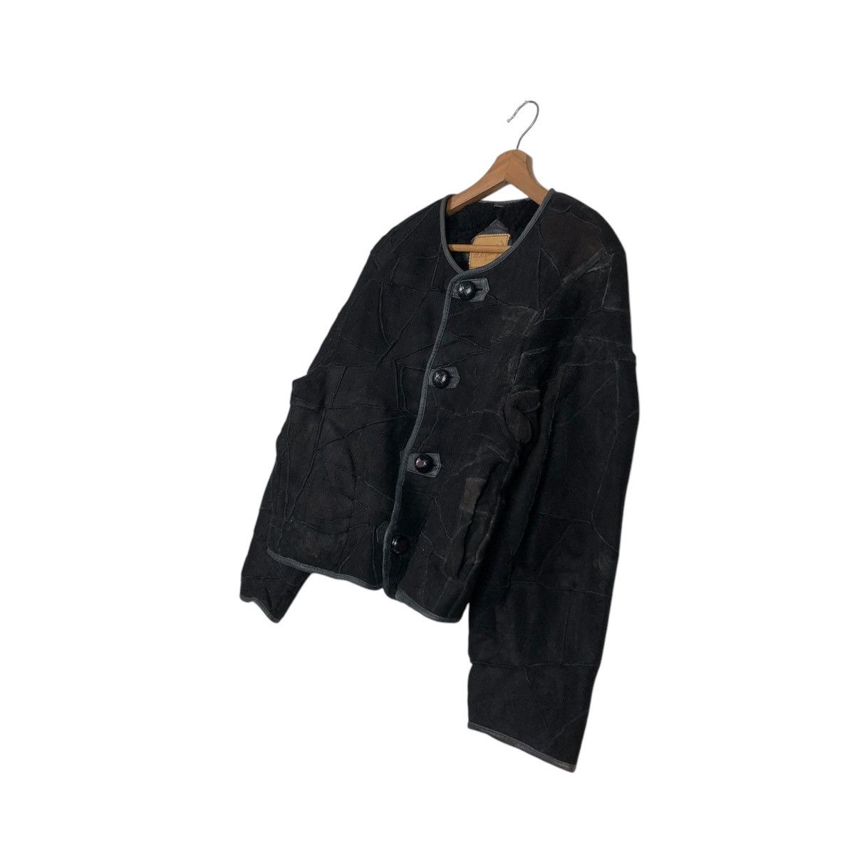 Issey Miyake 🔥VINTAGE LEATHER SHEARLING PATCH WORK HAI SPORTING GEAR Size US M / EU 48-50 / 2 - 4 Thumbnail