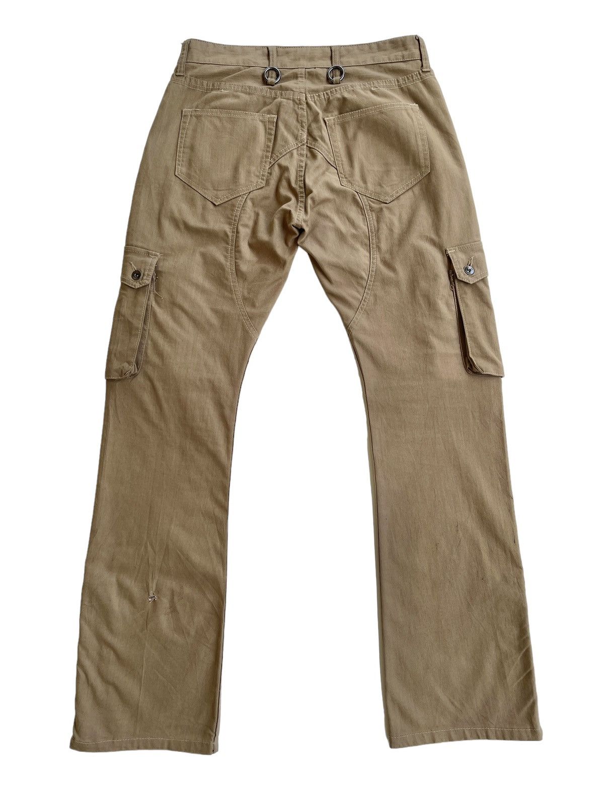 Japanese Brand Open Arms Flare Cargo Multipocket Pants Size US 32 / EU 48 - 5 Thumbnail