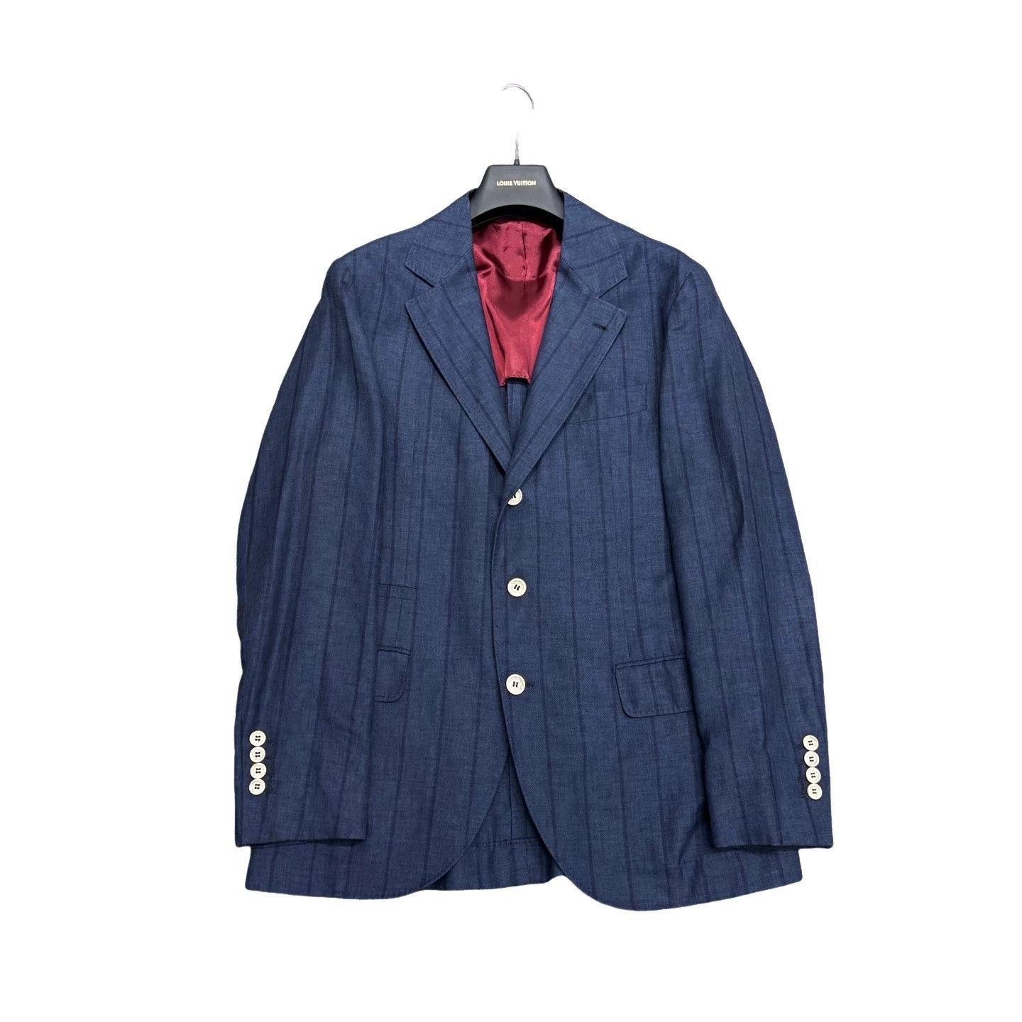 Brunello Cucinelli Brunello Cucinelli Striped Wool Blazer Size 36R Size 36R - 1 Thumbnail