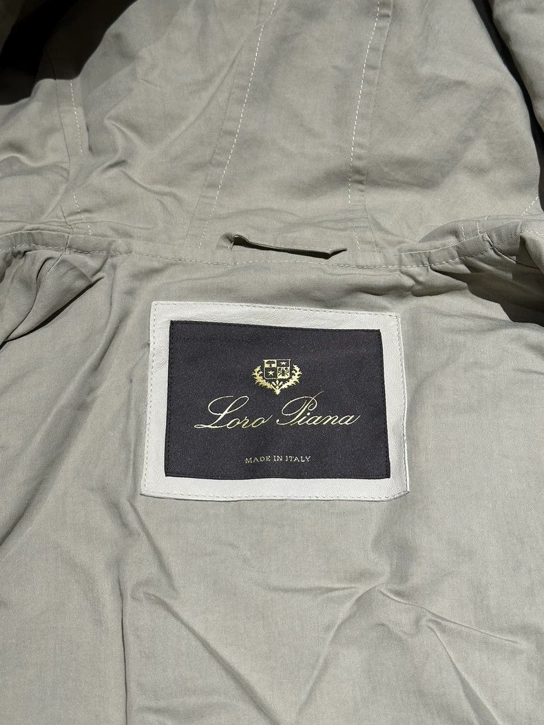 Loro Piana LORO PIANA Men's hooded casual trench coat Size US M / EU 48-50 / 2 - 2 Thumbnail