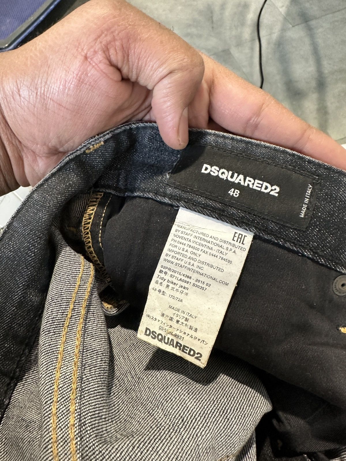 Dsquared2 Dsquared Tidy Biker Jeans Size US 34 / EU 50 - 7 Thumbnail
