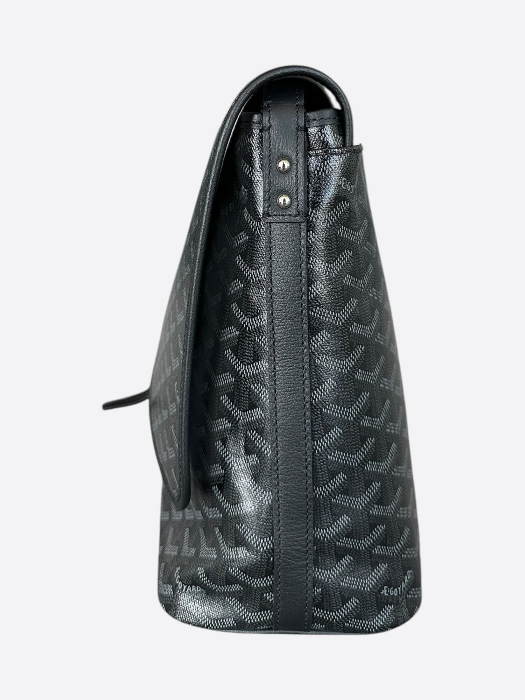 Goyard Goyard Jet Black Capetien MM Messenger Bag Size ONE SIZE - 4 Thumbnail