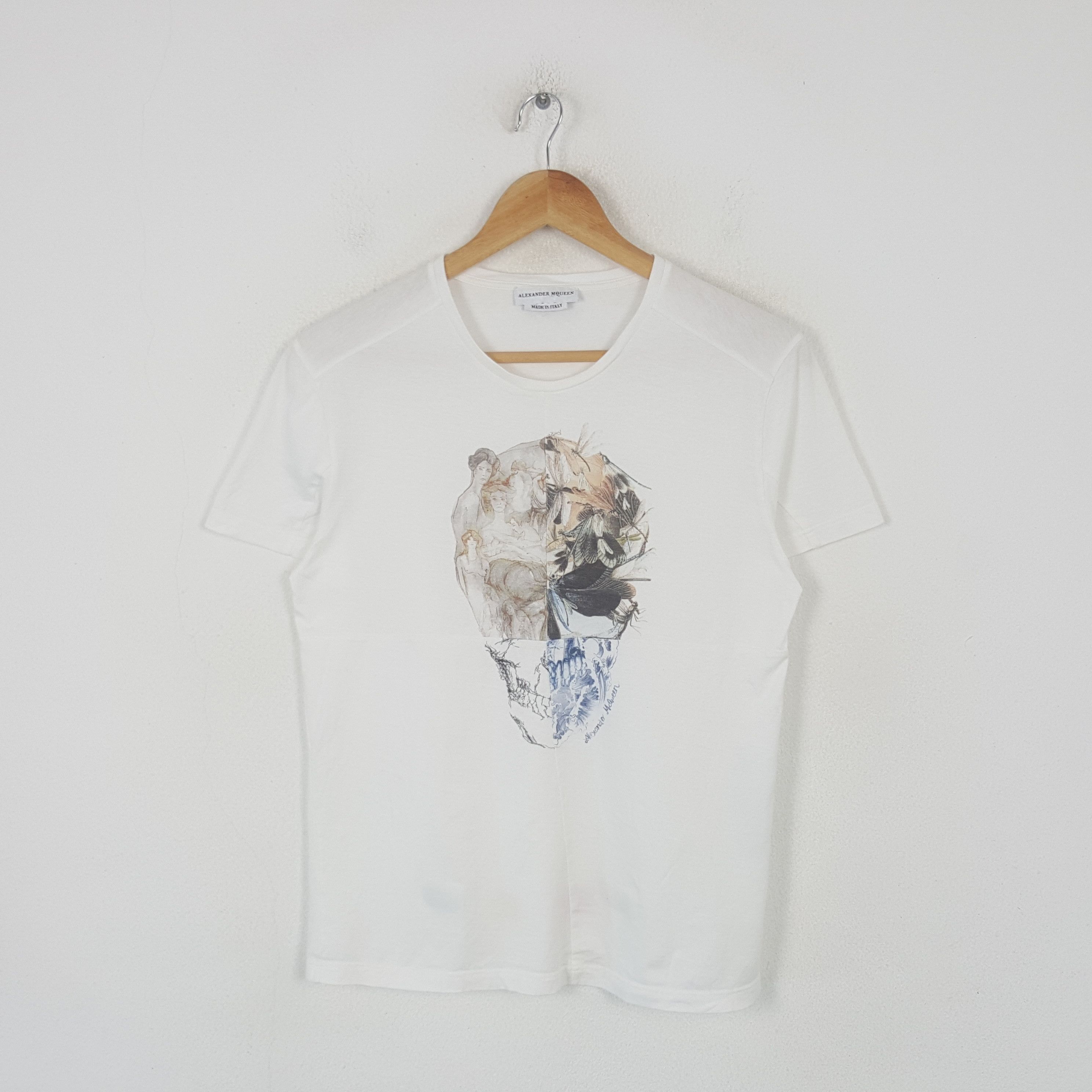 Alexander McQueen Vintage Alexander McQueen Skull Art Tshirt C294N66 Size US M / EU 48-50 / 2 - 1 Thumbnail