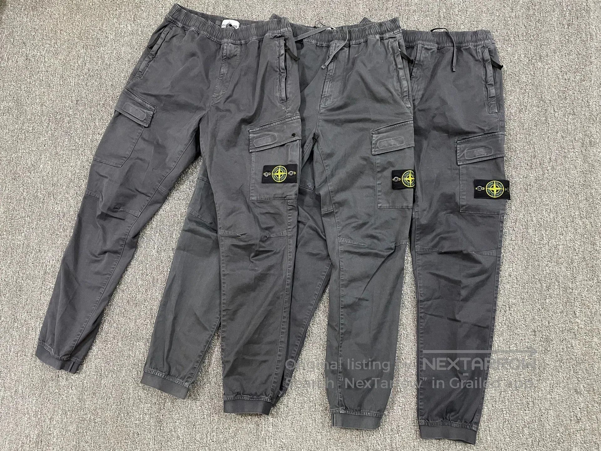 Stone Island stone island washed gray cargo pants. Size US 31 - 1 Thumbnail