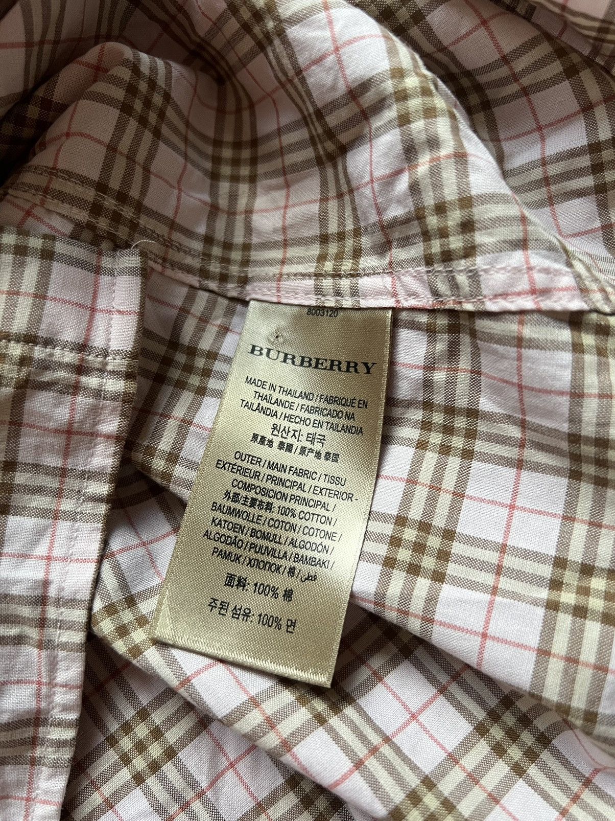 Burberry × Designer Burberry Nova Check Women’s Shirt Uk16 US14 Size XL / US 12-14 / IT 48-50 - 7 Thumbnail