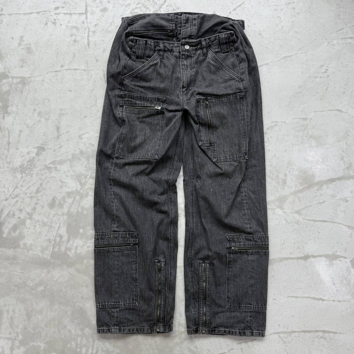 Y/Project Y/Project Pop-up Black Denim Pants Size US 30 / EU 46 - 1 Thumbnail