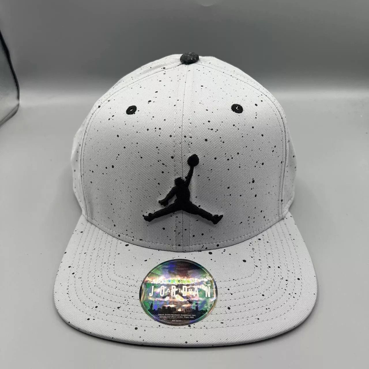 Jordan Brand Air Jordan Hat Men Speckled Print Nike Air Snap Back Cap Size ONE SIZE - 1 Thumbnail