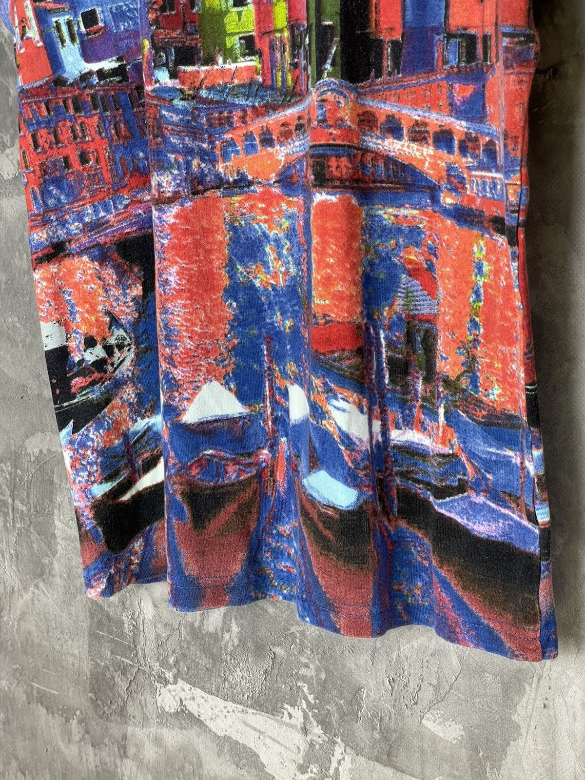 Japanese Brand Avant Garde Y2K Art Rare Multicolour Sweater Short Sleeve Size M / US 6-8 / IT 42-44 - 9 Thumbnail