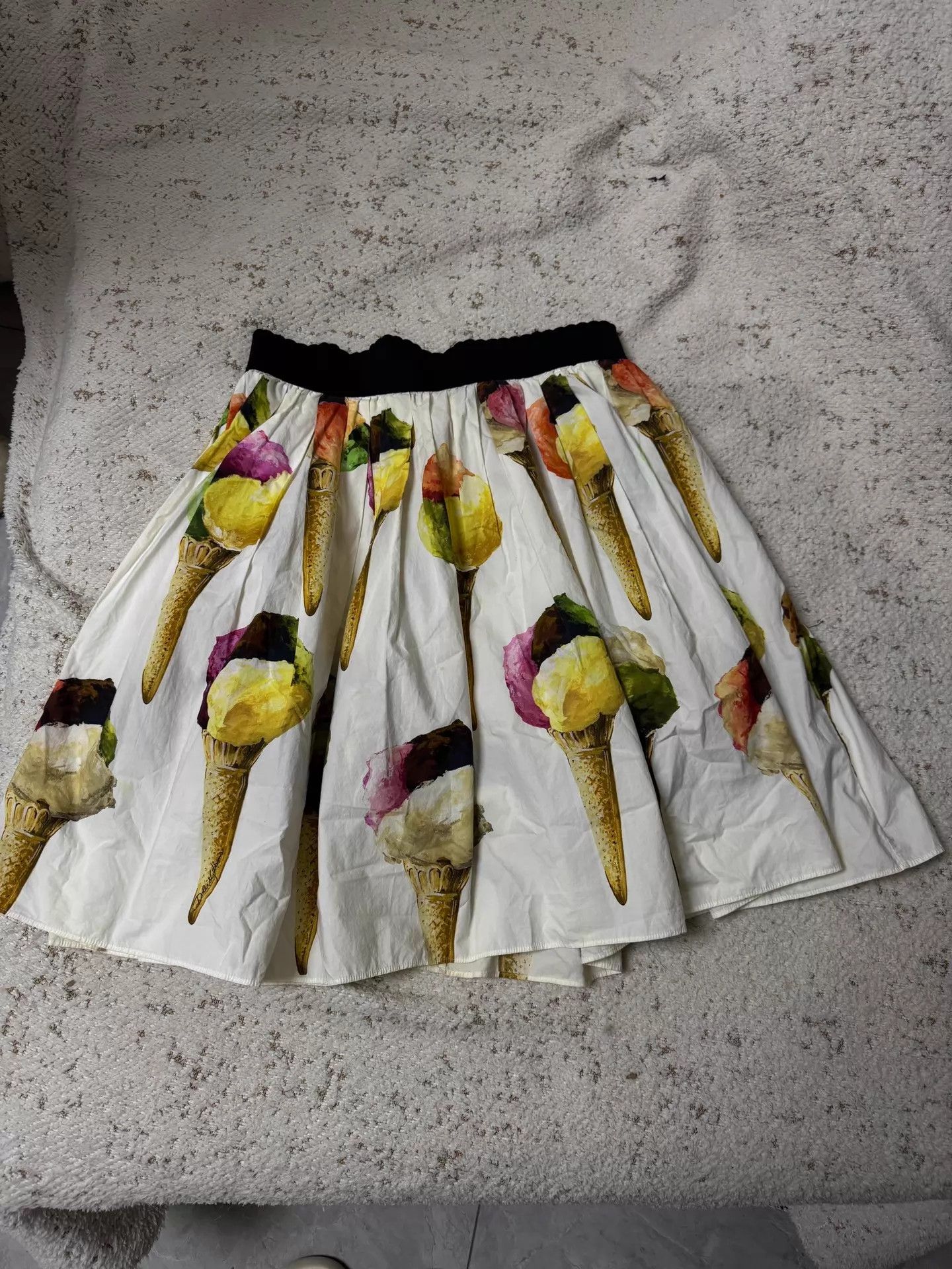 Dolce & Gabbana Dolce & Gabbana Authentic Ice Cream Skirt 38 Size 26" / US 2 / IT 38 - 1 Thumbnail