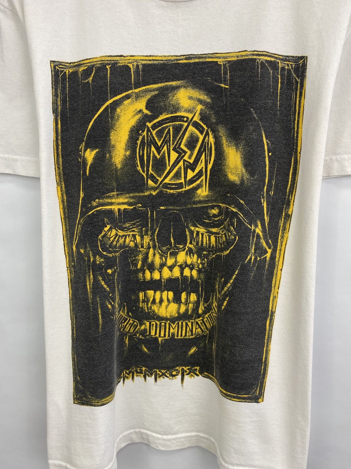 Metal Mulisha 🇺🇸 Metal Mulisha World Domination Skulls Fuck The System Tee Size US M / EU 48-50 / 2 - 4 Thumbnail