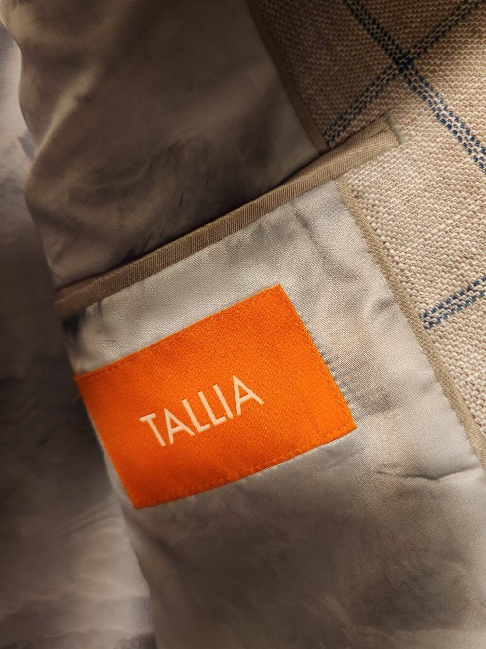 Tallia Tallia men's new 100%linen sport coat blazer jacket 40R Size 40R - 2 Thumbnail