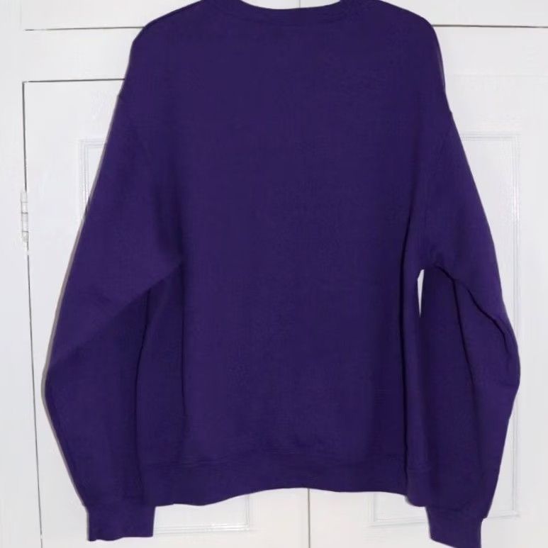 Vintage VINTAGE Ashland University Eagles Sweatshirt Mens Purple Pullover Nublend M - Crew Neck, Long Sleeve, Cotton Blend, Machine Washable Size US M / EU 48-50 / 2 - 2 Thumbnail