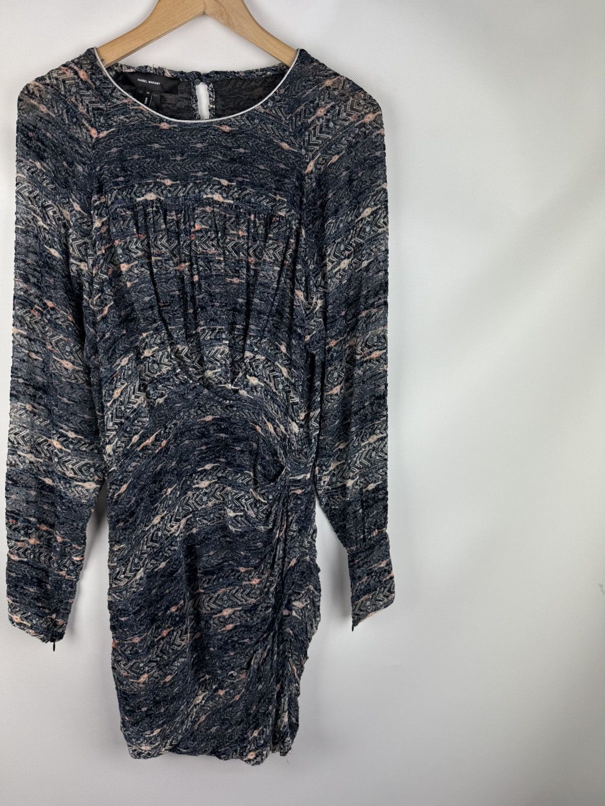 Isabel Marant Isabel Marant Ladies Viscose / Silk Long Sleeve Dress Size S / US 4 / IT 40 - 3 Thumbnail